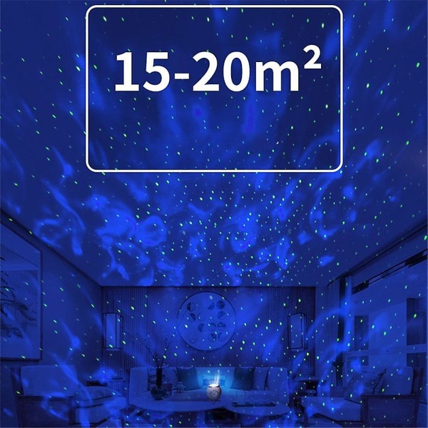 Led Planet Projektionslampe Trådløs Fjernbetjening Stjernehimmel