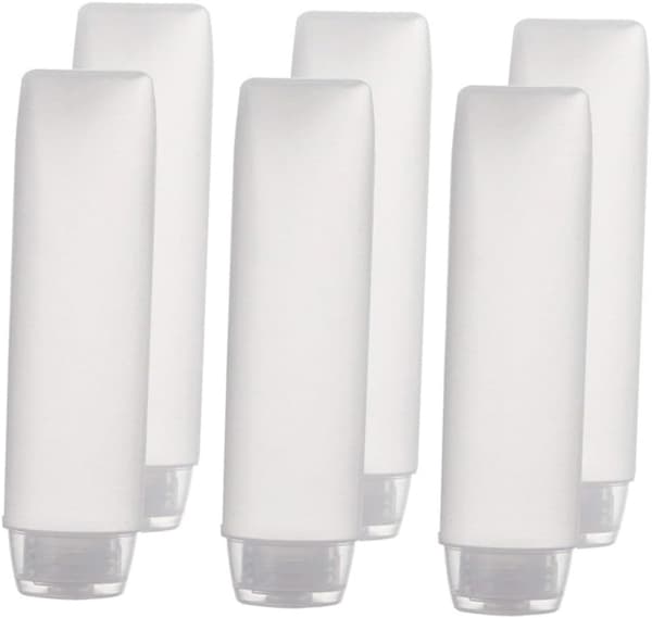 8 stk. 50 ml rejse-makeup silikoneklemmeflasker, kosmetiske dispensere af plast til lotion