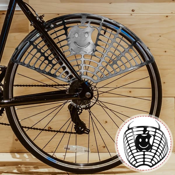 Cykelbeskyttende net til baghjul 4 stk. sæt sort børnecykeltilbehør sikkerhedsudstyr