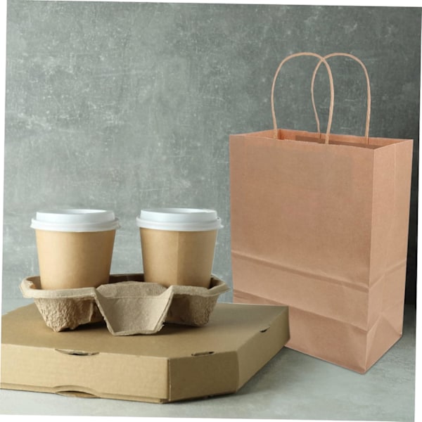 Multibruk Gaveesker Kraft Gaveposer 20 stk Oppbevaringsposer Tote Bag