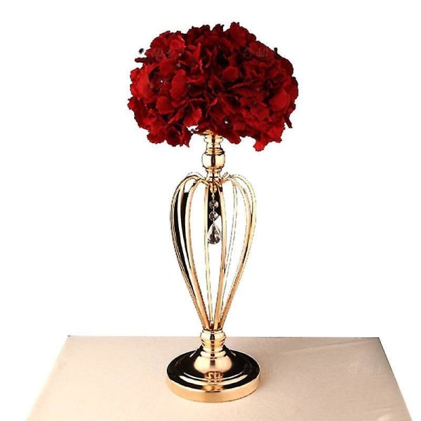 Road bly bord midtpunkt metall gull stativ blomster vase cb03 | Fyndiq