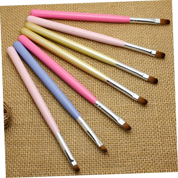 8 stk. neglekunstbørste Solid neglegel sminkebørste for hjemmesalongbruk Dotting Pen Chic Design