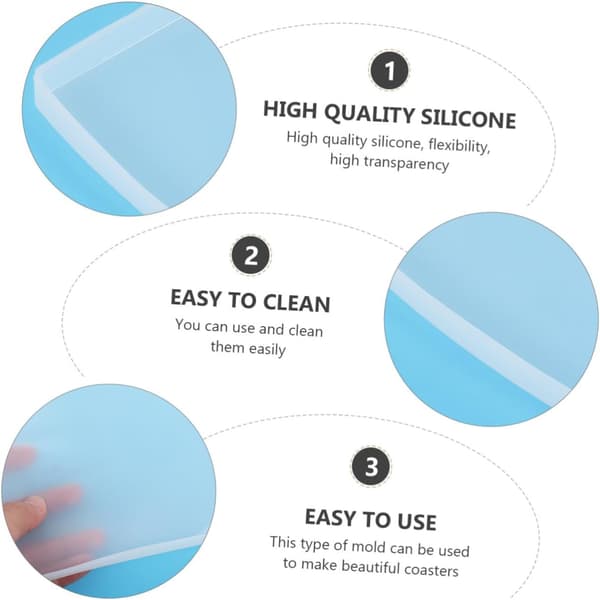 Delikat DIY vifteformet silikone epoxyform til opbevaringshyldeorganisator