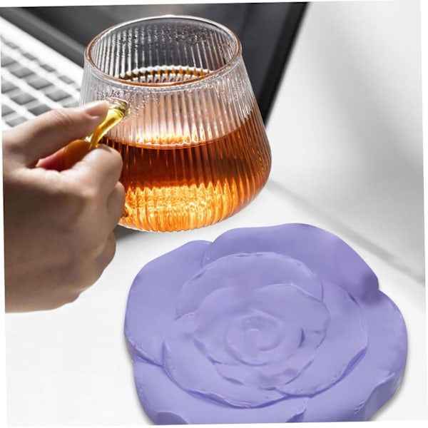Håndværk Silikoneforme 2 stk. Resin Form Sæt Rose Mønster Brikker Silikoneforme