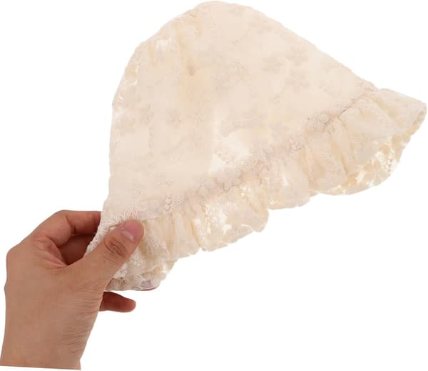 Spetsmössa för flickor Pojke Flicka Solhatt Spetsmössa Design för sommaräventyr Månader Beige
