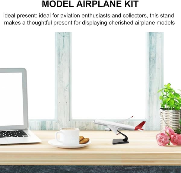 1:400 Flygplansmodell Displayställ Hållare för Modellflygplan för Hobbyister och Samlare Universal