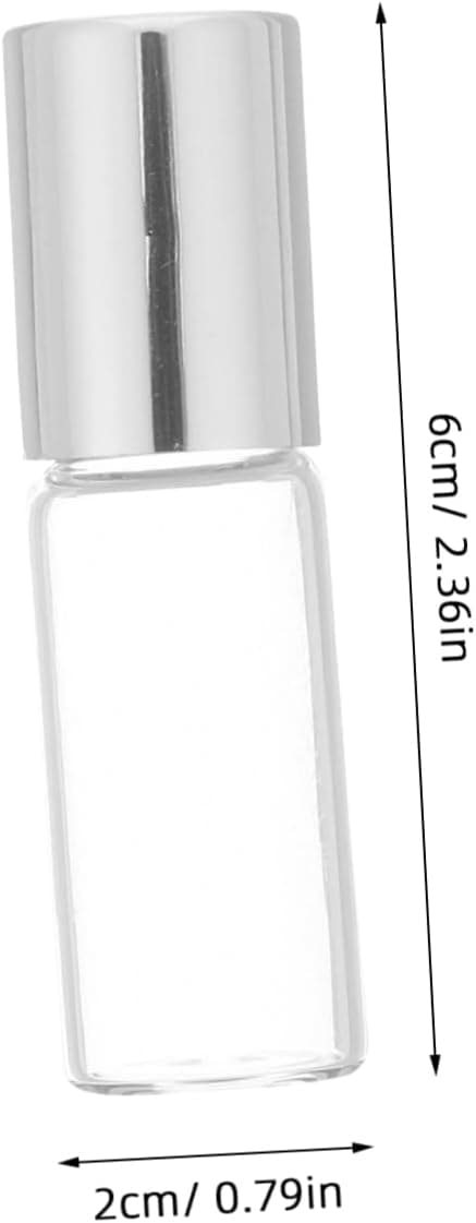 10 st eterisk olja tappning glasrullflaskor för oljor parfym aromaterapi reseförvaring