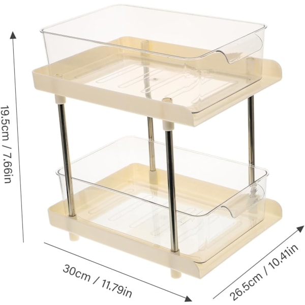 Badeværelse Makeup Holder Skrivebord Toiletartikler Organizer Kommode Opbevaringsholder Moderne Design