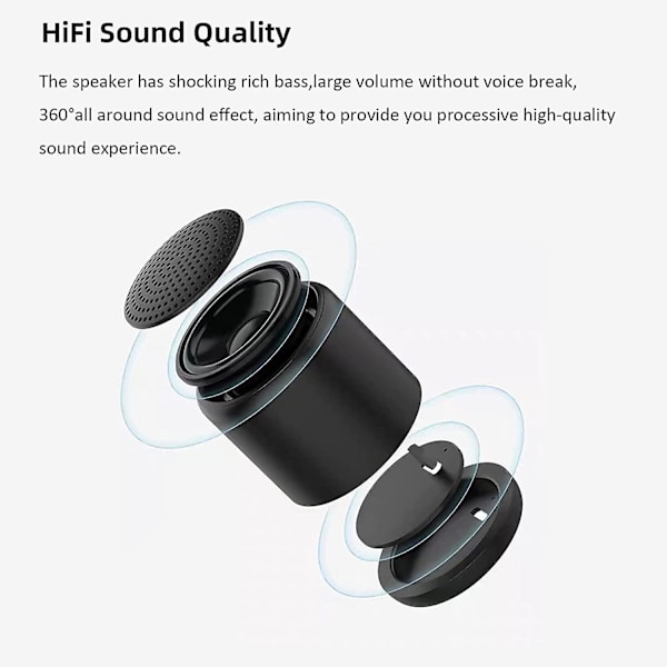 Bærbar Bluetooth-højttaler Bluetooth Mini Højttaler, Udendørs Trådløs Højttaler Med Bluetooth 5.0