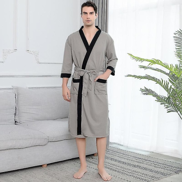 Kylpytakki Cotton Velvet Towel Thickening Hotel Miesten Pyjama