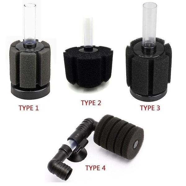 Akvariumfilter Svamp Fiskedam Luftpumpe Biokjemisk