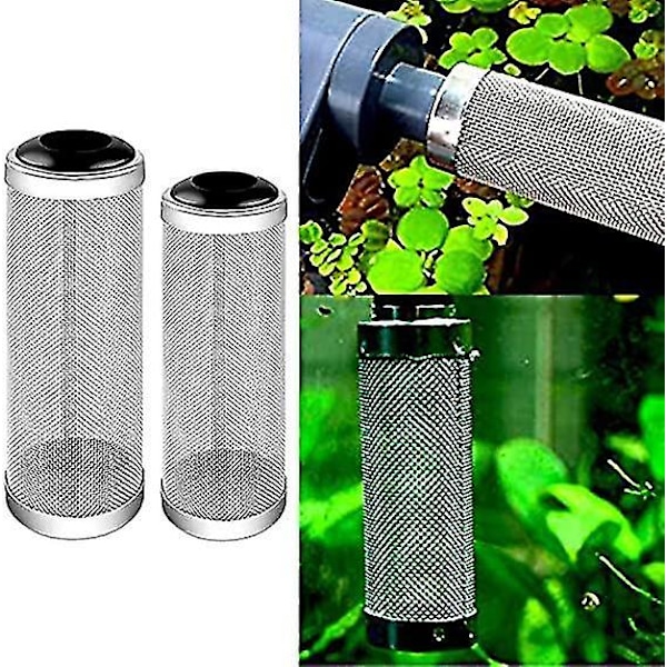 Akvarium Filterbeskytter 2 stk. Mesh Net Rustfrit Stål Fiskekum Beskytter
