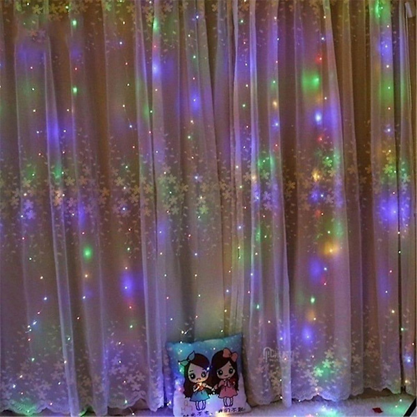 3x3m 300LED Julelys LED Bryllupslysstreng
