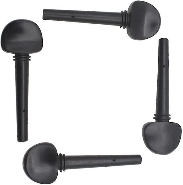 4 stk. Ebony Stemmemaskiner Erstatning Stemmeplugger Svart