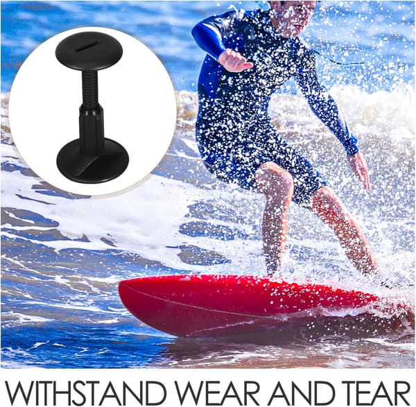 Surfboard Leash Plug med Surfing Ankelrep Pluggar, Robust Plast Fotrep Koppling