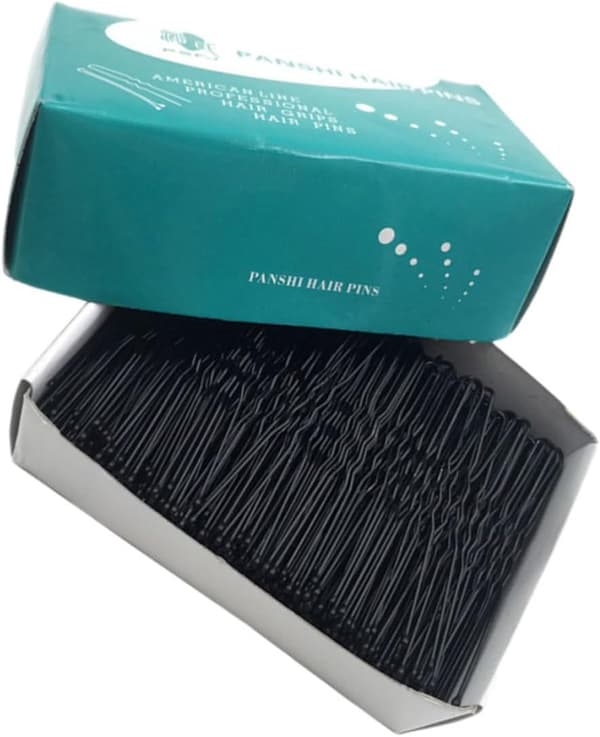 500g Hårnåle Sorte Hårklemmer Bobby Pins Enkel Modeform til Piger