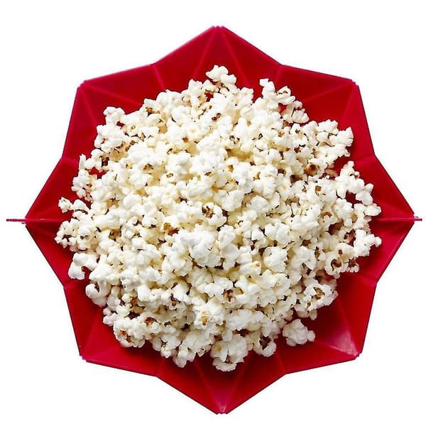 DIY Popcorn Popper Maker Silikon Mikrobølgeovn Spand