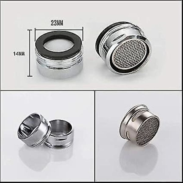 6 stk. Kranlufter 24mm Hane Filter Anti-Sprut