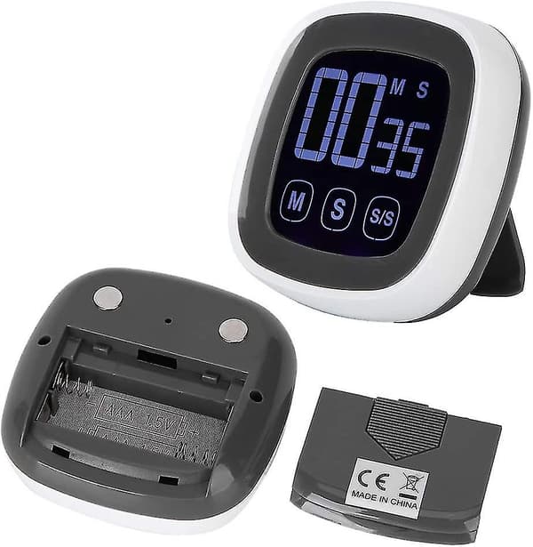 Digital Köktimer Magnetisk Nedräkningstimer Med Hög Larm Stor Siffervisning