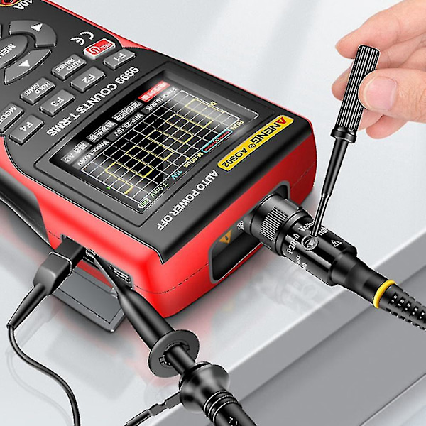 Aos02 2 i 1 Digital Oscilloskop Profesjonell Transistor Test Multimeter 48ms/s Samplingshastighet Profesjonell 10mhz