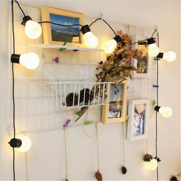 10 LED-lampun joulukuusivalot joustavalla johdolla