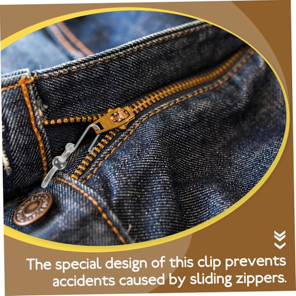 Pant Zip Holder 15st Dragkedjehållare Set Anti-Slip Dragkedjegrip