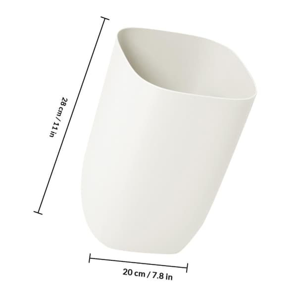 Søppelbøtte Søppelkasse 12l Plast Solid Slitesterk Bunn Moderne Design