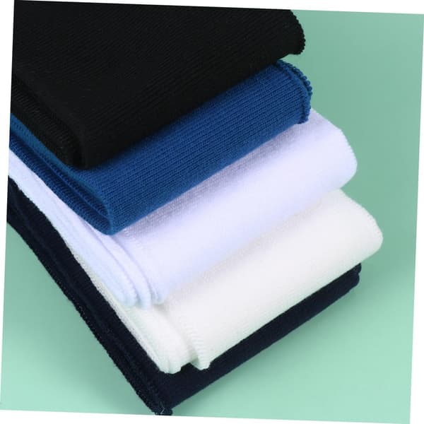 6 stk. elastisk strikket stoffmansjett krage tøy DIY klestilbehør