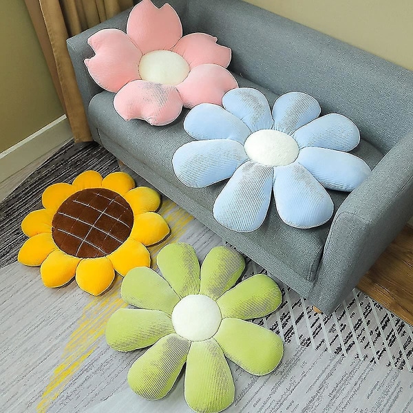 Sofa Daisy Blomster Pute Stol Pute Hjem Decor 40cm