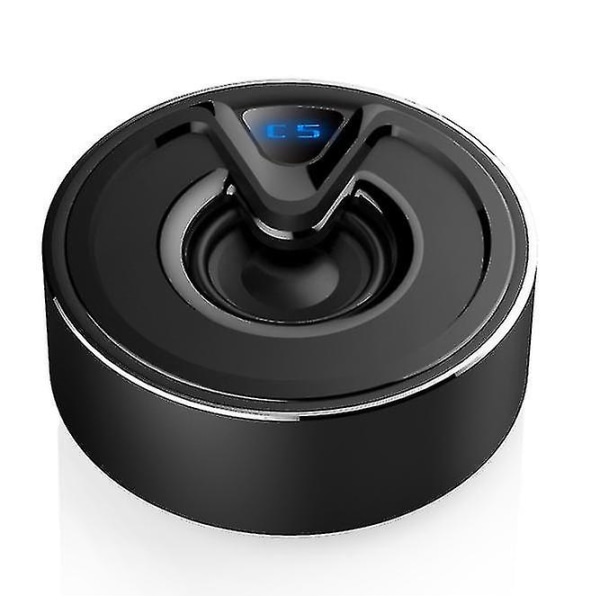 Mini Subwoofer Bluetooth högtalare med Tws Dual Channel Trådlös Bluetooth Mp3-ljudspelare (svart)