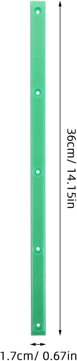 2 st gröna skateboard-räls skydd av plast, ribbensrälsset, longboard-skyddstillbehör