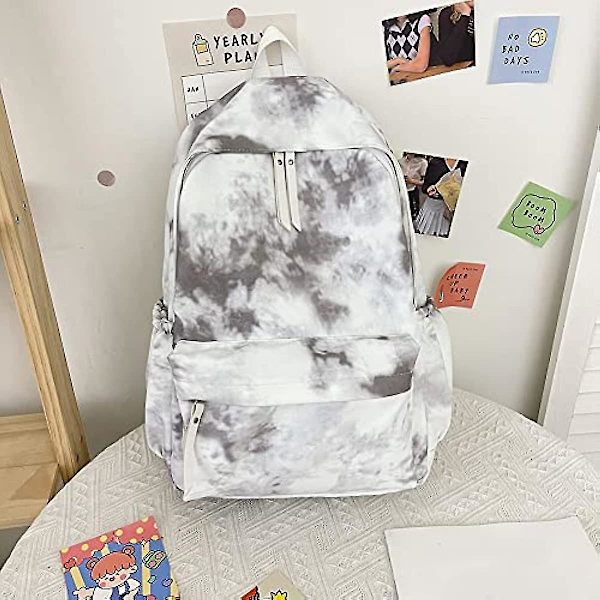 Reppu Tytöille ja Pojille, Tie Dye -Koulureppu, Suuri Tilavuus