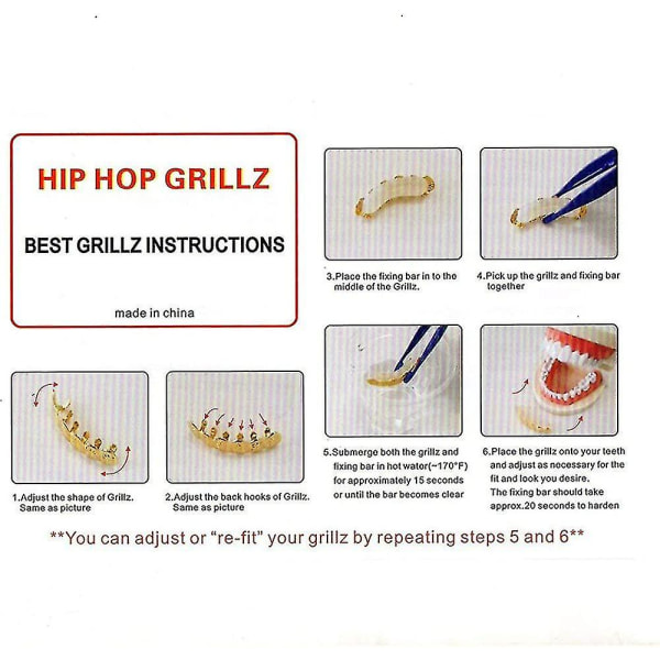 Metal Grillz Vampire Fangs Dracula Hip Hop griller for tennene dine