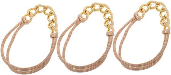 3 st hästsvansmanschett hårband elastiska hårband för kvinnor flickor modern design håraccessoarer för flätor