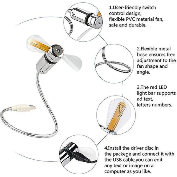 USB-urblæser i realtid Fleksibel mini-pc-bærbar