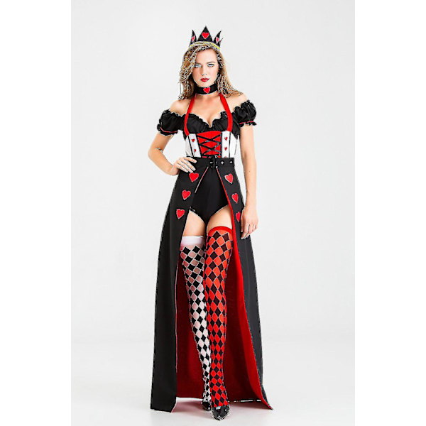 Hjerter Dame Kostume Uniform Kostume XL