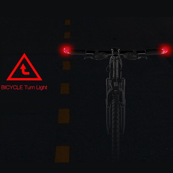 Cykelstyr Bar End Lys Vandtæt Advarselslys