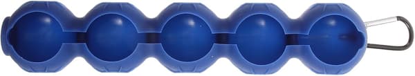 Elastisk golfbollhållare, set om 5 st, blå silikon golfbollsskydd