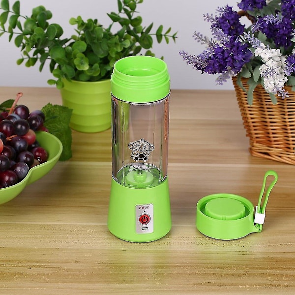 380ml USB Elektrisk Fruktjuicer Smoothie Maker Blender