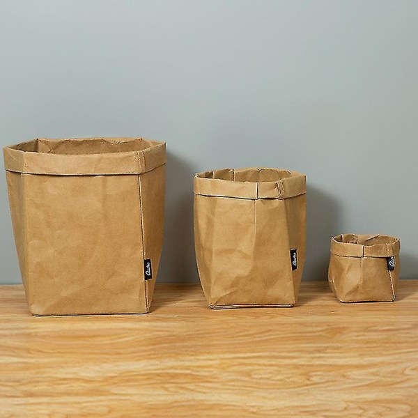 4,7 x 4,7 x 9 tommers vaskbar handlepose - gjenbrukbar