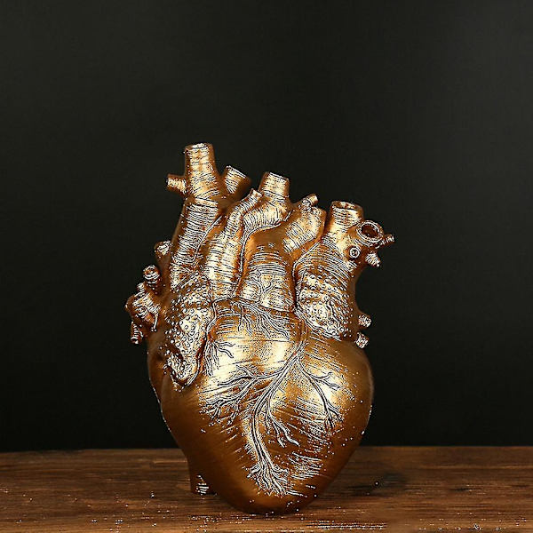 Nordisk Stil Vase Harpiks Kunst Desktop Plantepot Til Stue Dekoration-d