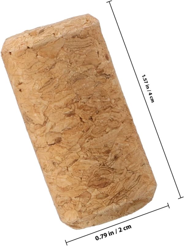 50 st korkproppar flaskproppar för glasflaskor Naturkorkmaterial dekoration