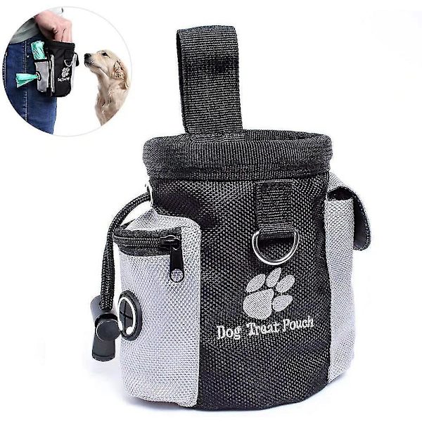 Foderpose til Hunde - Godbidpose Snackpose Med Klips - Foderpose