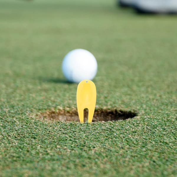 Gaffeltilbehørssæt Grøn Divot og Reparation til 8 stk. Golfplastik