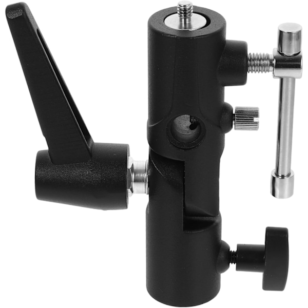 Högpresterande blixtskofäste paraplystativ metallkonstruktion fotografitillbehör ljusstativadapter