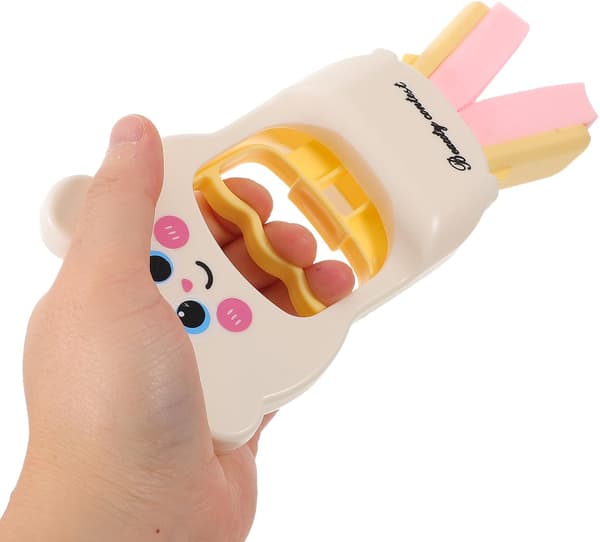Mini Sammenleggbar Skrivebordsmopp for Bord Bærbar Selvutklemmende Mopp Søt Tegneseriedesign