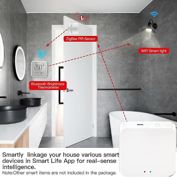Tuya Zigbee Smart Gateway Hub Multi-modell Wifi Bluetooth Smart Hjem Smart Life Trådløs Fjernkontroll Multi-mode hub 3