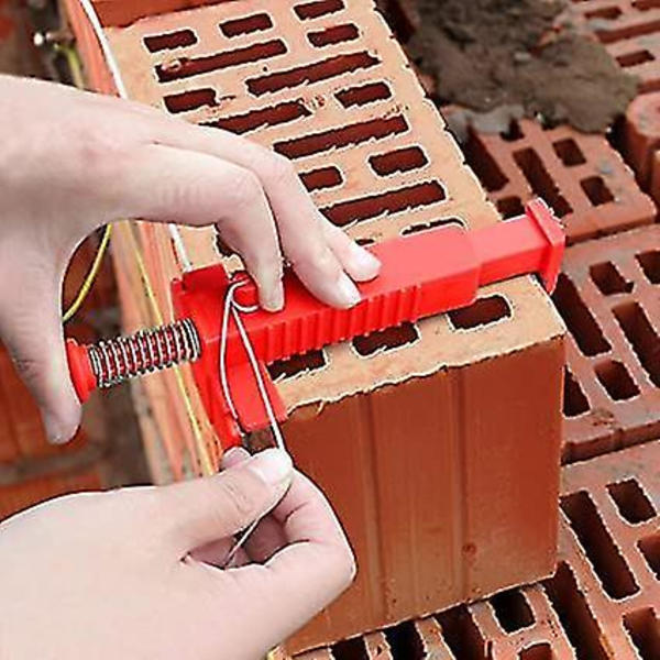 2 st Brick Line Runner Tråd Dragningsverktyg Tegelklämmor Liner