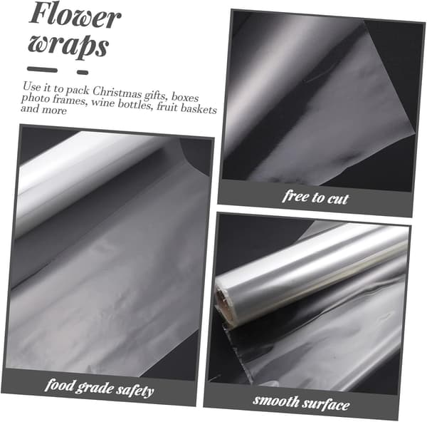 OPP cellofaninnpakning for blomster- og fruktkurver, solid blomsterinnpakningsmateriale