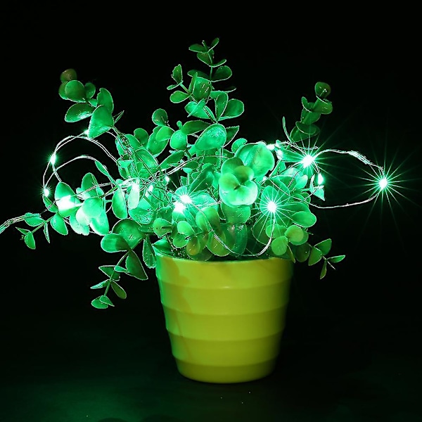 Vattentät 30 LED Silver Wire String Inomhus Utomhuslampa